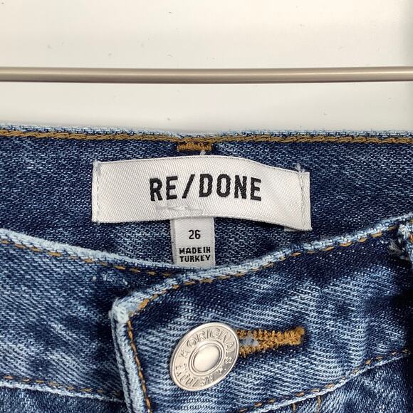 NEW! RE/DONE Levi's Easy Straight Size 26 Speedway jeans $315 msrp G18-3 - Picture 4 of 10